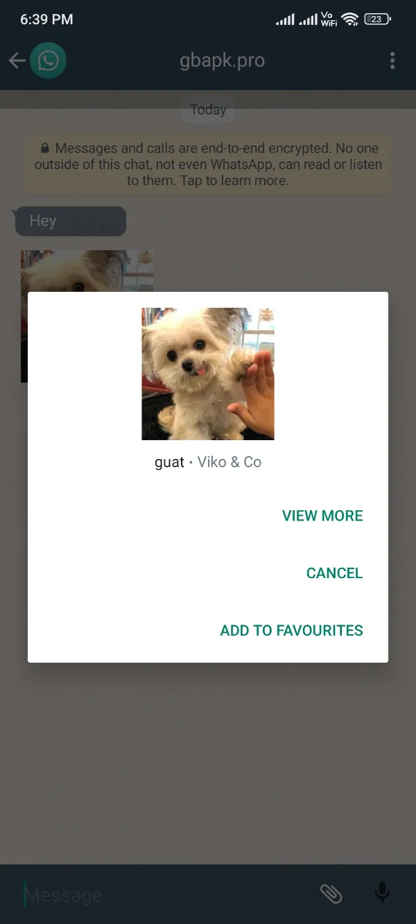 GBStickers Maker App Add Stickers To Favourite