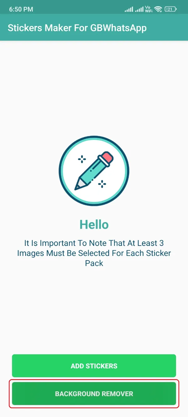 GBStickers Maker Background Remover