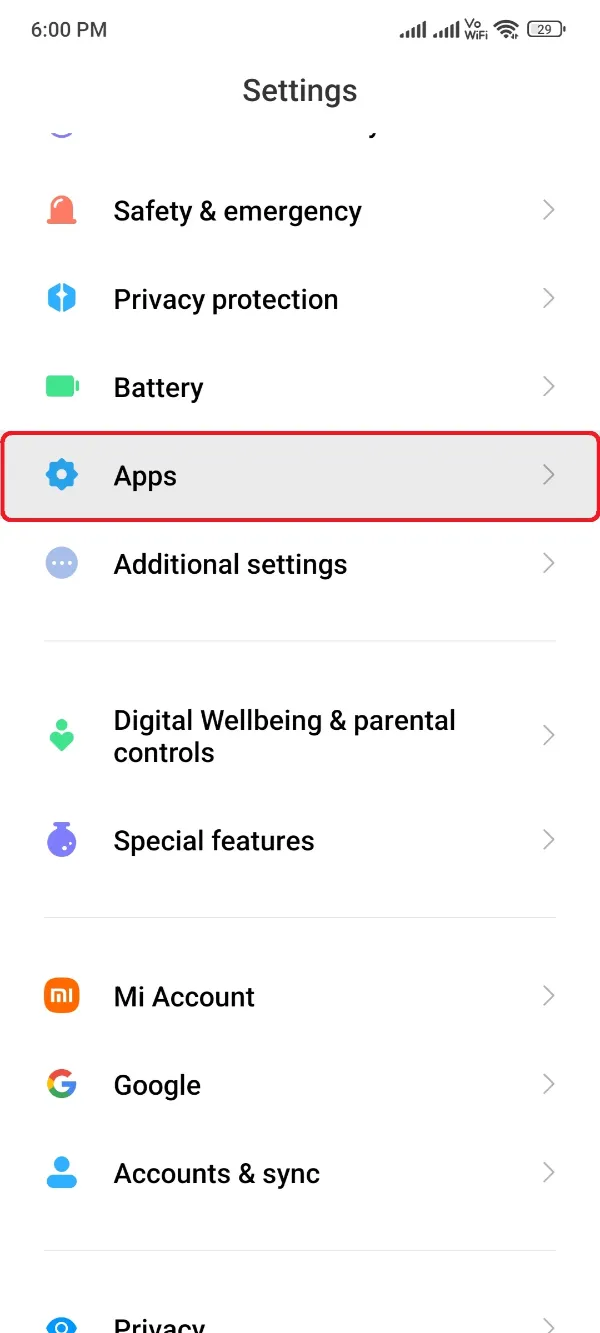GBWhatsApp Uninstall Settings Apps