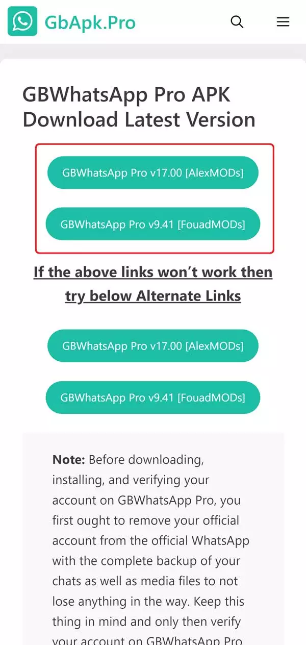 gbapk.pro download page