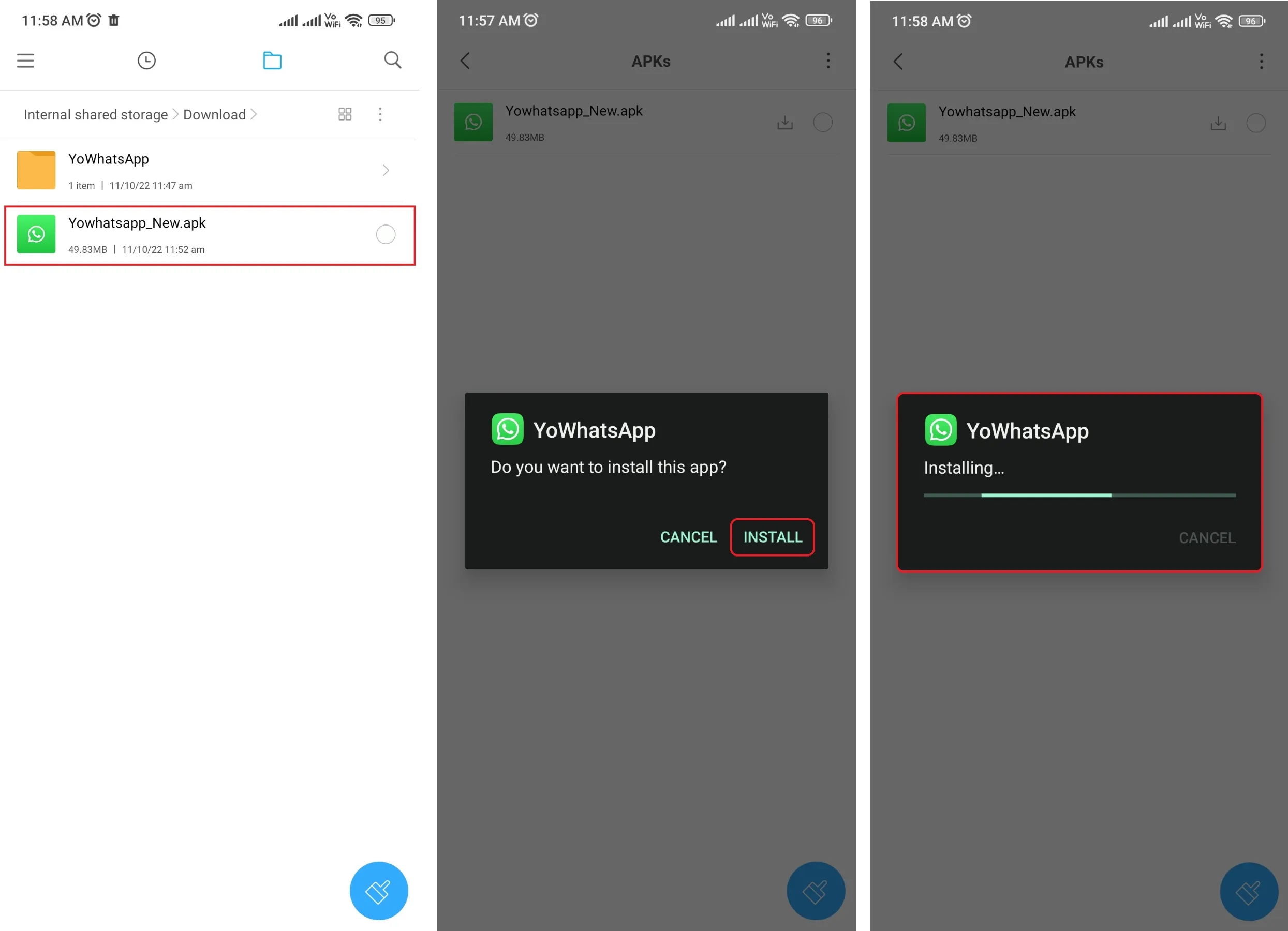 How to Install YoWhatsApp