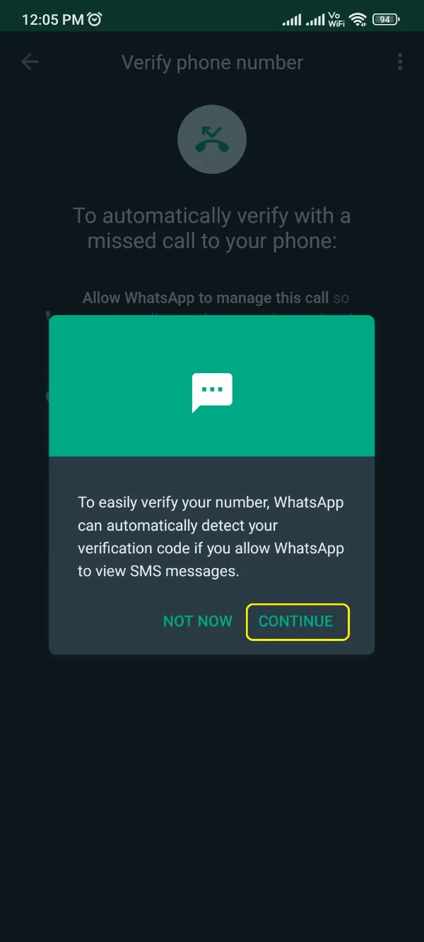YoWhatsApp Give Permission