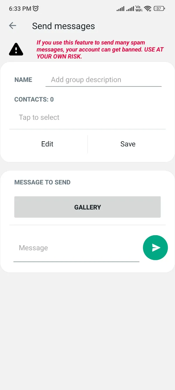 YoWhatsApp Mass Message Sender