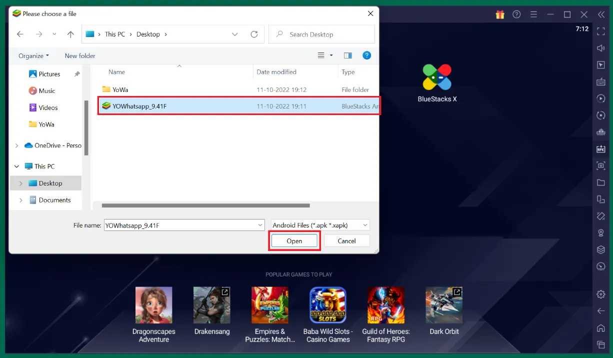 YoWhatsApp PC Install