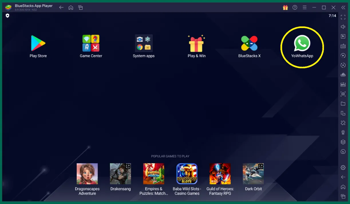 YoWhatsApp PC Open
