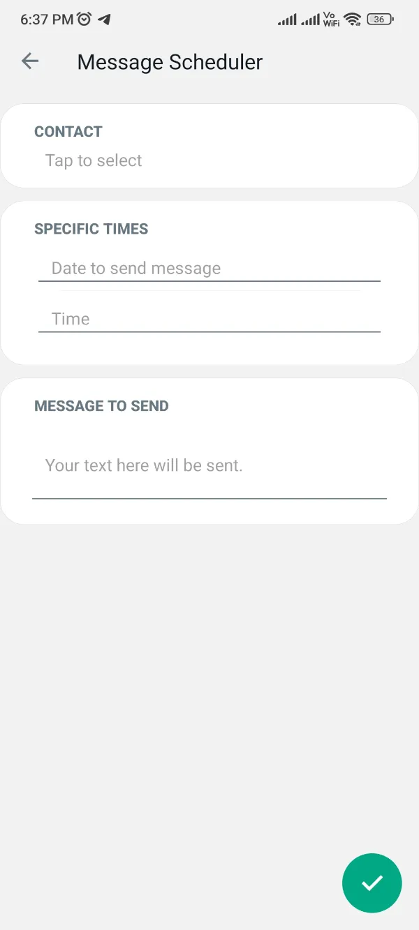 YoWhatsApp Schedule Messaging