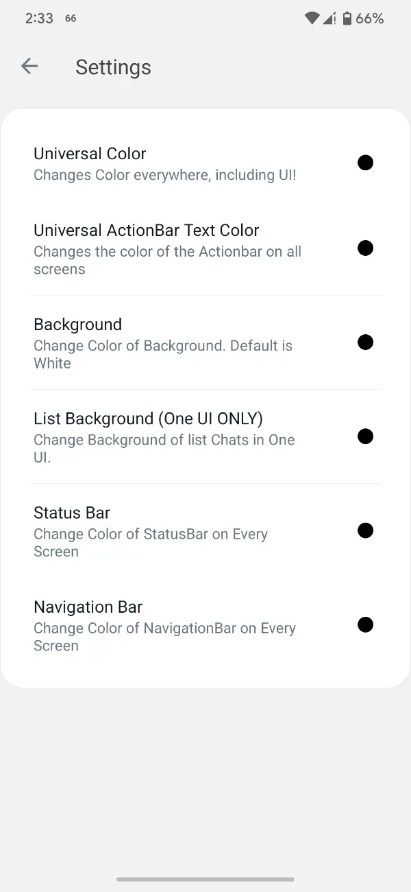 WhatsApp Mod Customization
