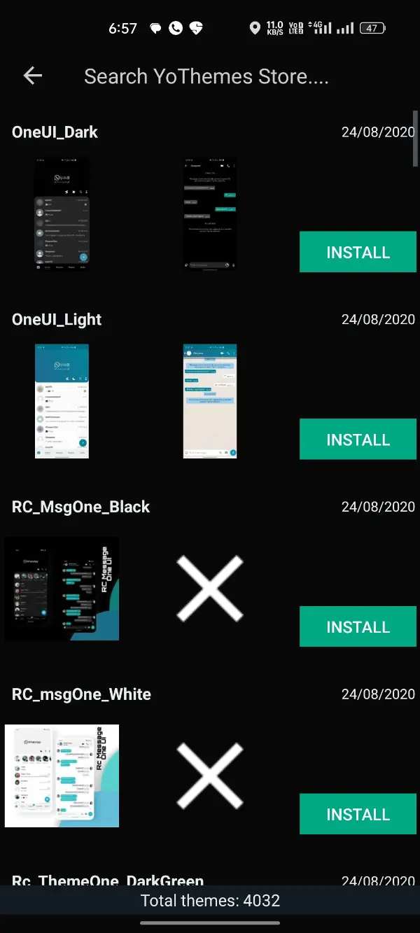 YoWhatsApp Themes Library