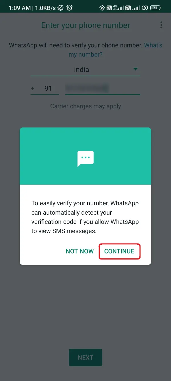 Allow Permissions WhatsApp Plus