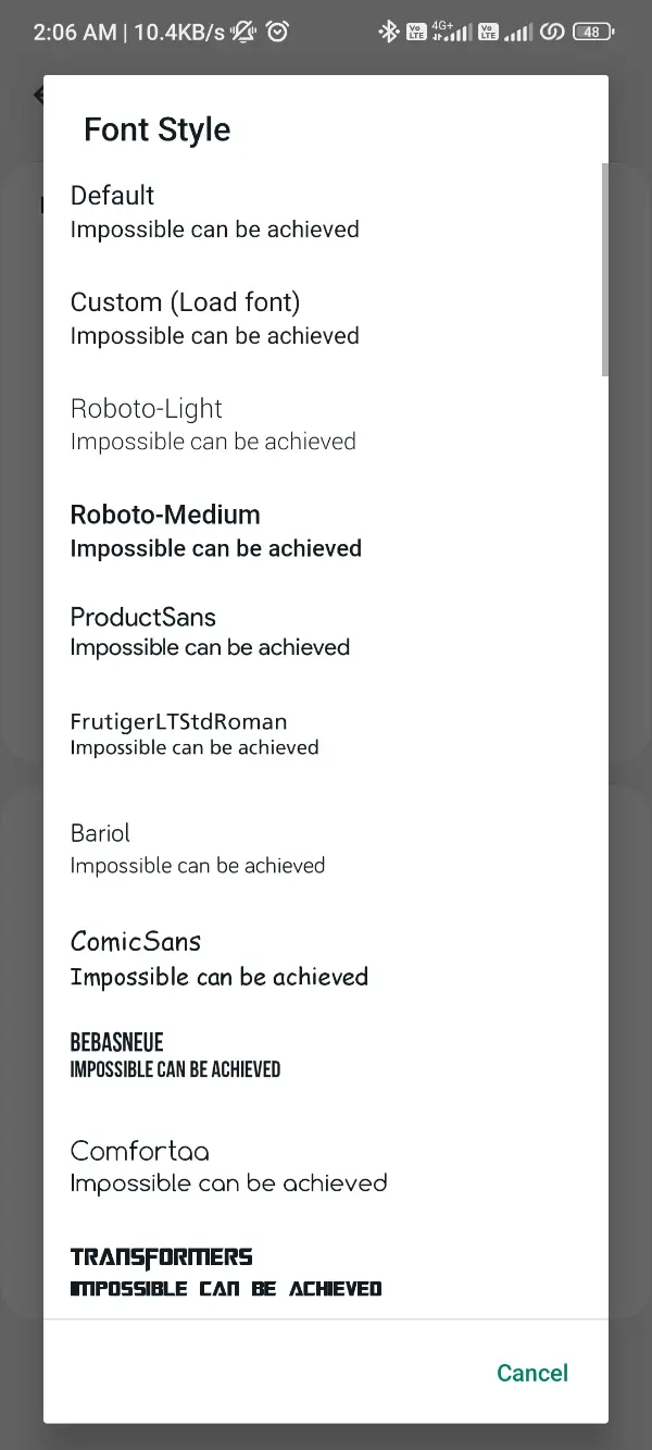 Font Styles WhatsApp Plus