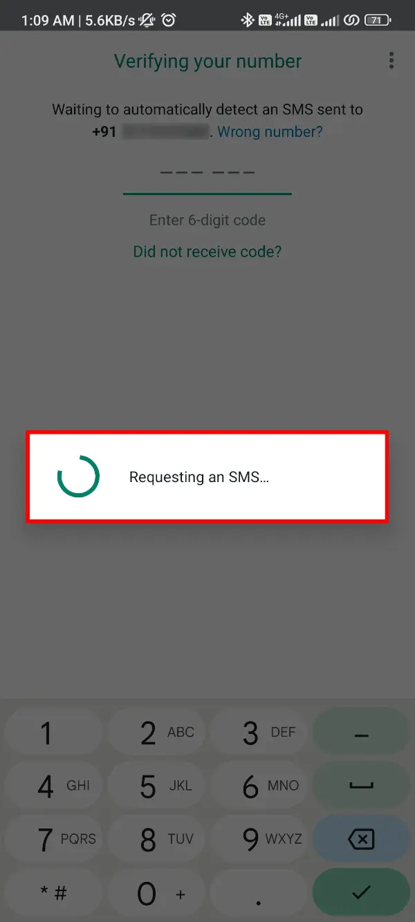 One-time Password WhatsApp Plus