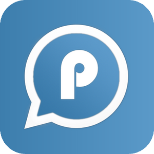 Blue WhatsApp Plus Logo