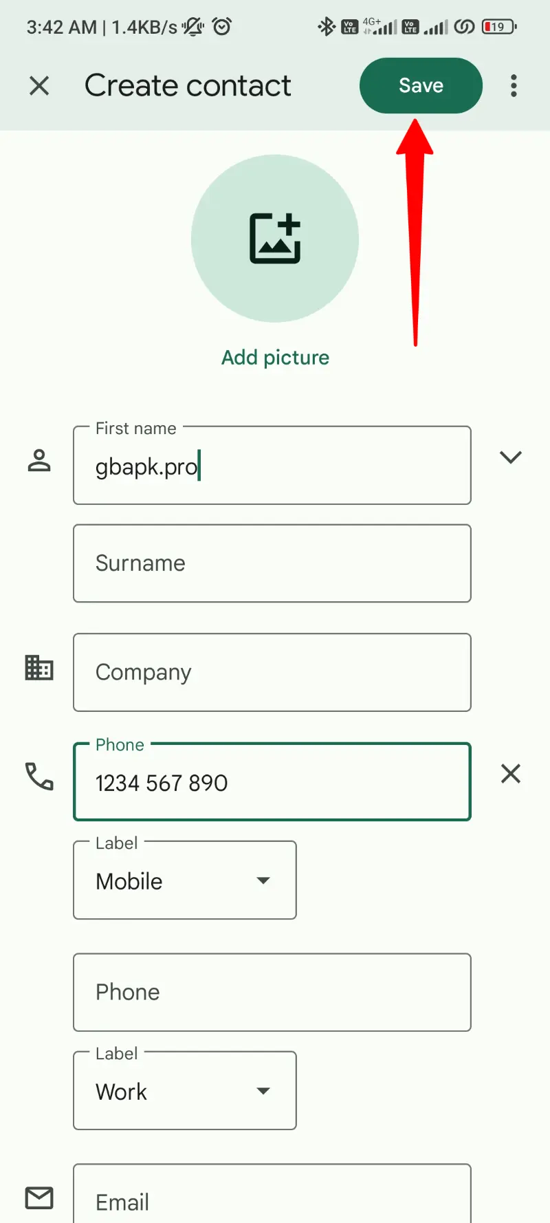 Contact Save WhatsApp Plus
