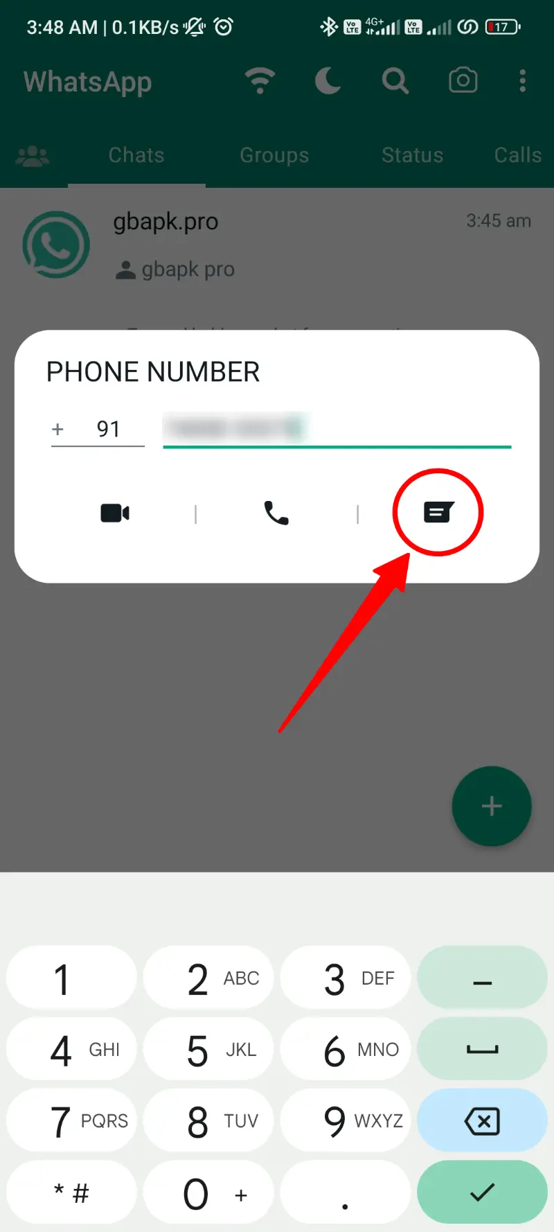 Direct Message WhatsApp Plus