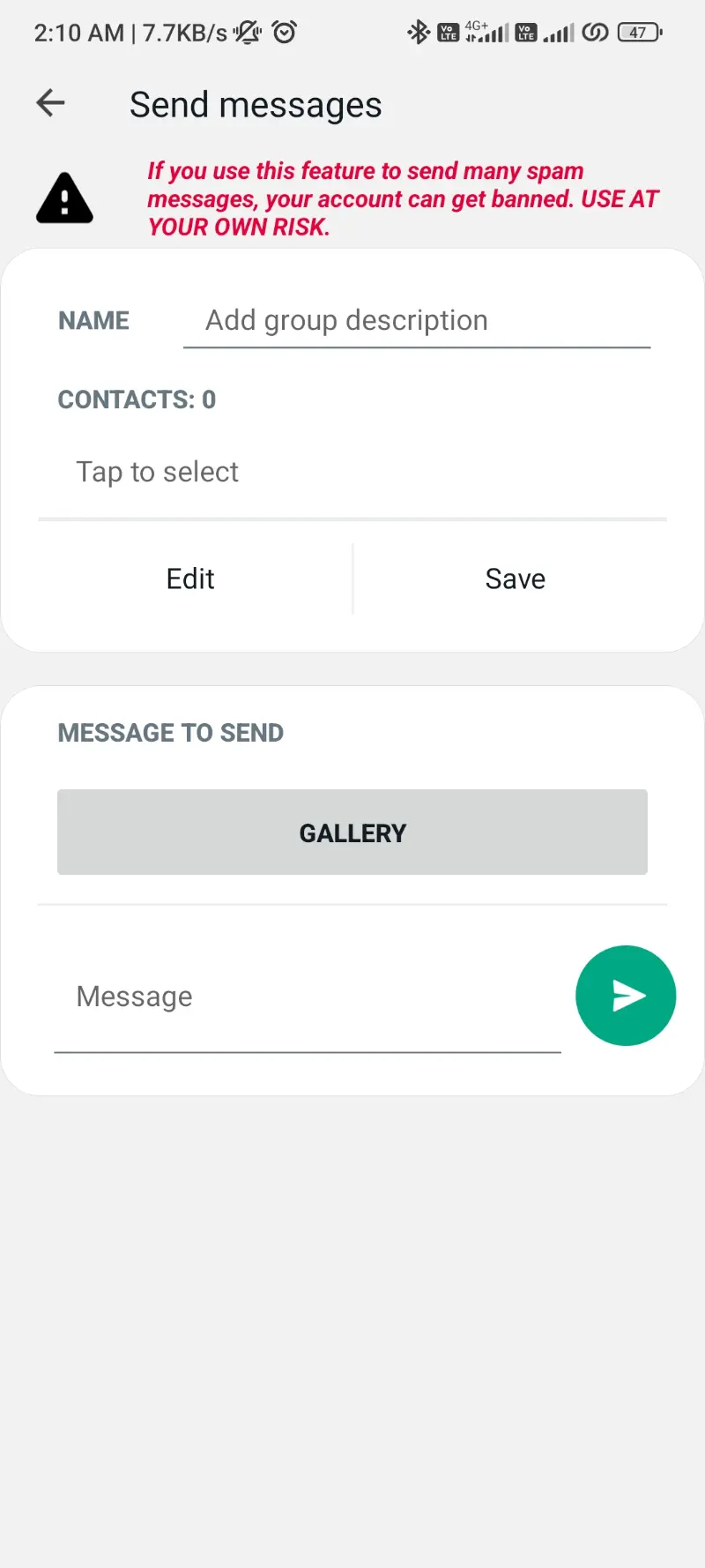 Mass Message Sender WhatsApp Plus