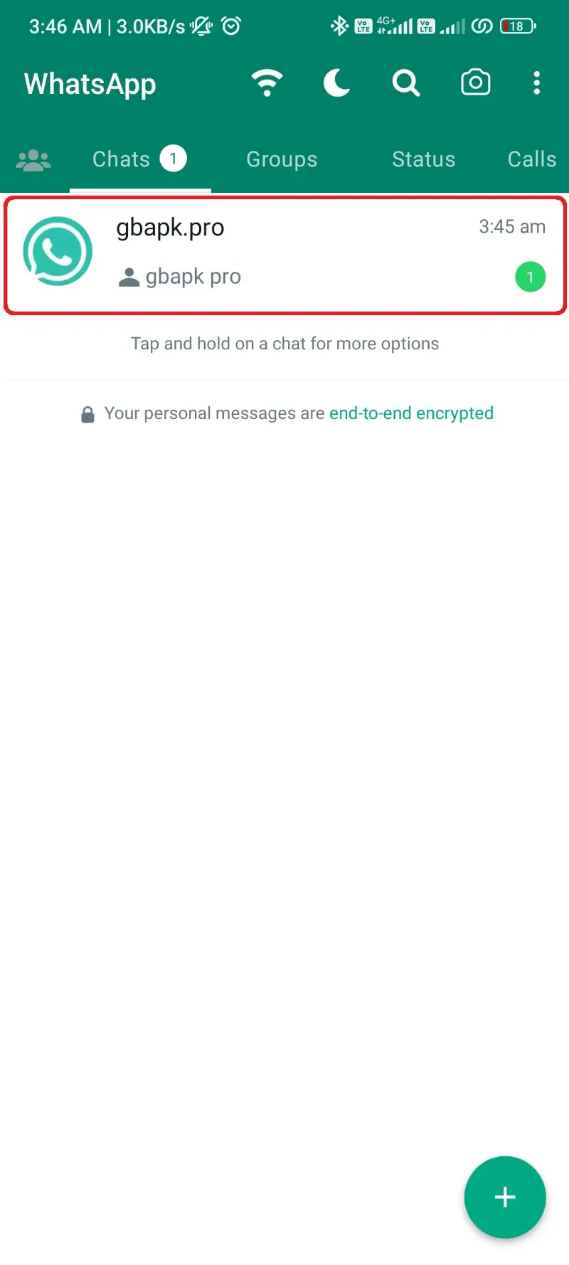 WhatsApp Plus Messenger Chats