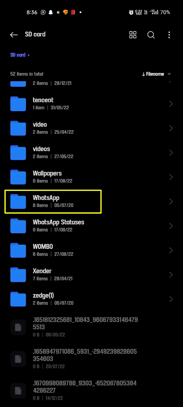 FMWhatsApp Folder WhatsApp Manajer File