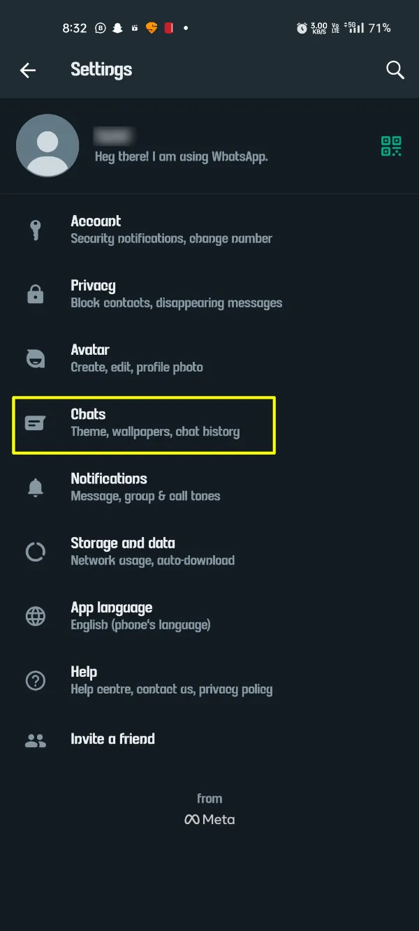 FMWhatsApp Ketuk Obrolan