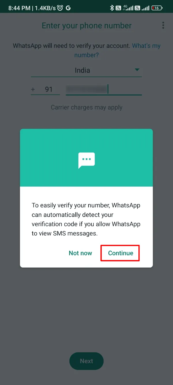 Fouad WhatsApp Allow Permission