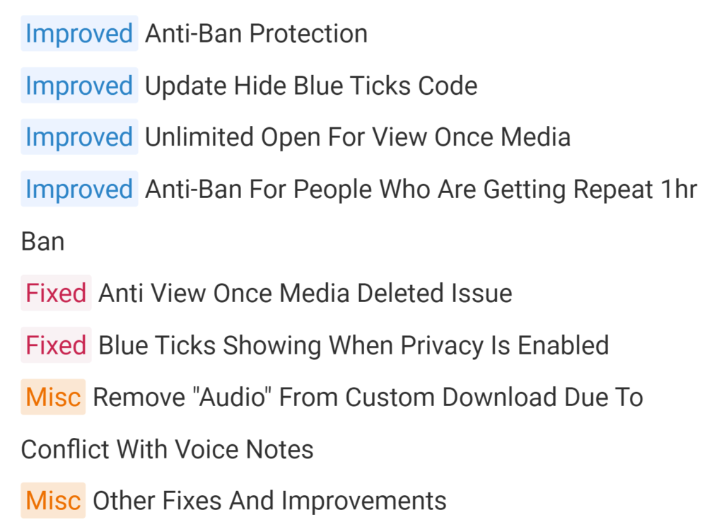 GBWhatsApp Pro APK v17.80 Journal des modifications